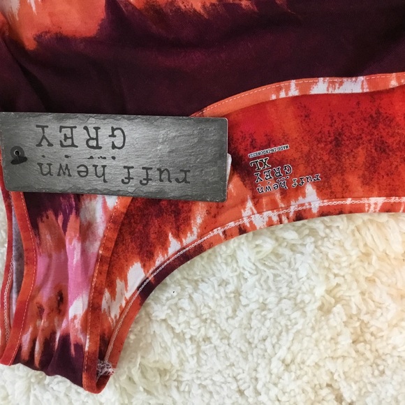 Ruff Hewn Grey/Watercolor Chevron Tank - Picture 5 of 6